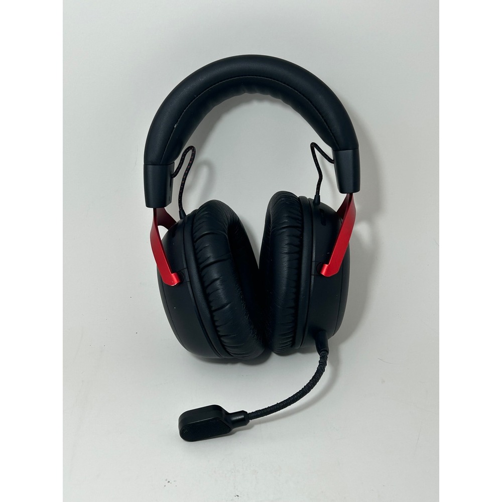 HyperX Cloud II Wireless Gaming Headset Black Red‎ Over Ear Detachable Mic